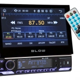 radio samochodowe Blow SlideX z wysuwanym 7" wyświetlaczem, RDS, MP3, USB, microSD i Bluetooth