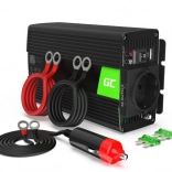 Przetwornica napięcia GREEN CELL 12 V na 230 V 500 W (1000 W szczytowo) – modyfikowana sinusoida