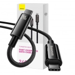 Kabel USB‑C do USB‑C BASEUS Tungsten Gold 240 W, 1 m, czarny