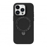 Etui na iPhone 15 Pro Joyroom Dancing Circle czarne