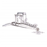 Dekoracyjna spinka do włosów z srebrnymi perełkami