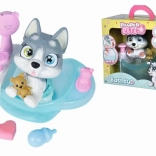Piesek Husky Pamper Petz w wannie