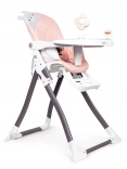 Krzesełko niemowlęce BEAR z tacką i pasami Ecotoys