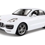 Porsche Macan model samochodu Bburago 1:24 w białym kolorze