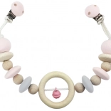 Hess zawieszana zabawka do wózka z różowym dzwoneczkiem