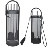 Zestaw akcesoriów kominkowych 5w1 KAMINER ze stojakiem