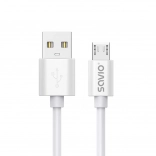Savio kabel USB-A do micro USB 3 m, szybkie ładowanie 2 A