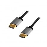 kabel hdmi 4k/60 Hz, aluminiowy, 2 m, czarny