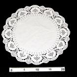 Papierowe koronki pod tort 29 cm (8 szt.)