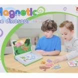 Magnetyczna edukacyjna gra Dinozaury