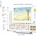 Magnetyczny kalendarz dla dzieci - Przedszkole z 114 magnesami