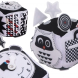 Edukacyjna czarno-biała kontrastowa sensoryczna kostka