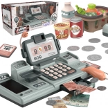 Kasa dziecięca z wagą, skanerem i koszykiem do zabawy w sklep