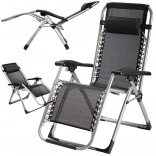 Składane ogrodowe leżak Zero Gravity