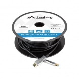 Aktywny optyczny kabel HDMI 2.0 20 m Lanberg czarny