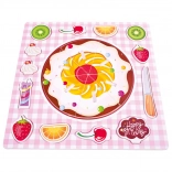 BINO drewniana układanka ciasto