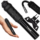 Ręczna pompka rowerowa TRIZAND z uchwytem na ramę, kompaktowa, aluminiowa, 7 bar