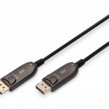 Hybrydowy kabel DisplayPort 1.4 AOC 8K 60 Hz DP–DP 20 m – 15 m