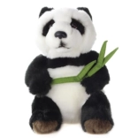 Pluszowa panda z bambusem 18 cm