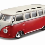 Bburago plus Volkswagen Van Samba czerwony