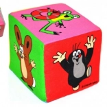 Tekstylna kostka Krtek 10 cm