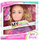 Głowa fryzjerska z akcesoriami dla dzieci