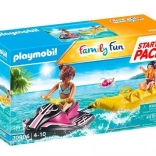 Playmobil Family Fun Starter Pack Skuter wodny z bananową łodzią