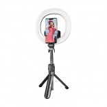 Selfie stick i statyw z pierścieniem LED od Puluz