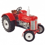 Metalowy traktor Zetor 50 Super na kluczyk 1:25, czerwony