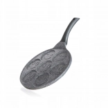 Patelnia do placuszków 26 cm BANQUET Granite Gray Smile