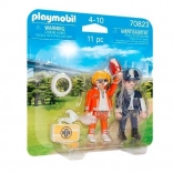 Playmobil Duo Pack Lekarz Pogotowia i Policjantka