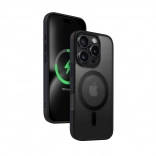 Etui z MagSafe Hybrid Frost MAG Cover do iPhone 16 Pro – czarne