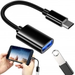 USB-C na USB-A 3.0 OTG adapter z plecionym kablem