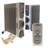 Elektryczny grzejnik olejowy NIKURA 11 żeber