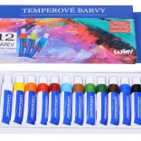Farby temperowe metalowy zestaw 12×12 ml