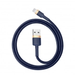 BASEUS Cafule kabel Lightning USB-A – Lightning 2 m, 1,5 A, złoty/granatowy