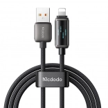 Kabel USB-A na Lightning Mcdodo z wyświetlaczem LED 1,2 m