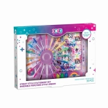 Duży zestaw artykułów biurowych