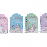 Notatnik z motywem jednorożca