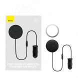 Magnetyczny uchwyt samochodowy z bezprzewodową ładowarką Baseus