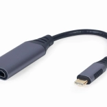 adapter usb‑c na hdmi 4k 60 hz, szary, 15 cm