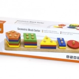 Drewniana układanka – kształty geometryczne VIGA