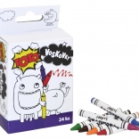 Kredki woskowe TOTO 24 szt.