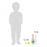 Drewniane kręgle SMALL FOOT Active – zestaw dla dzieci