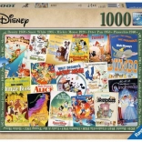 Puzzle Disney Vintage Filmowe Plakaty 1000 sztuk Ravensburger