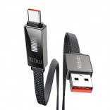 Mcdodo kabel USB–USB‑C z wyświetlaczem LED 1,2 m (czarny)