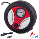 Kompaktowy samochodowy kompresor 12V, 260 PSI do opon i sprzętu sportowego