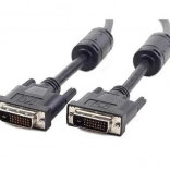 Kabel DVI‑D dual link 1,8 m z filtrem ferrytowym