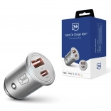 Ładowarka samochodowa 3mk Hyper Car Charger 45W USB‑C + USB‑A