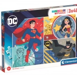 Puzzle 3×48 elementów DC Comics
